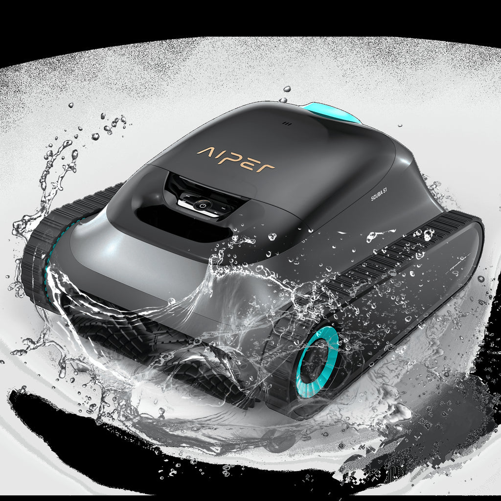 Scuba S1 Cordless Robotic Pool Vacuum Cleaner Pool Robot with Wall Climbing for Inground Pools Floors Walls and Waterlines 2024 CES Award