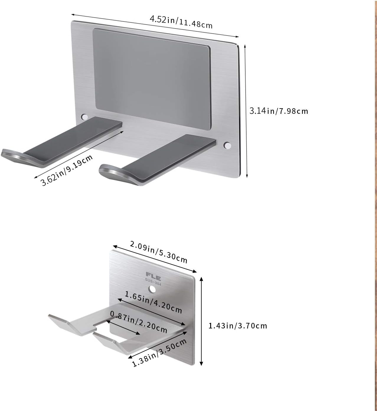 Hair Dryer Holder, New Upgrade Wall Mount Self Adhesive - Blow Dryer Holder Punching or Self-Adhesive Two Ways to Use and Fit for Most Hair Dryers