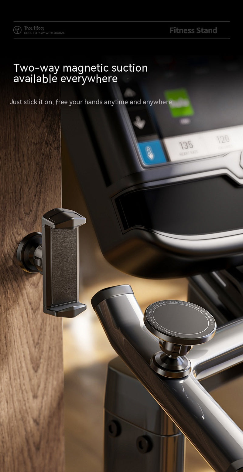 Bracket Gym Kitchen Bathroom Magnetic Suction Bracket Can Rotate 360 Degrees Portable Phone Holder
