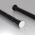 Tension Shower Curtain Rods 28-43.3 Inch Room Divider Never Rust Adjustable Spring Rods for Window Bathroom Balcony Storeroom Laundry Non-Slip No Drilling Easy to Install Black Matte