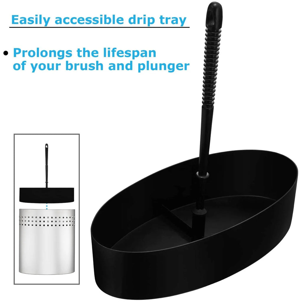 Toilet Brush and Plunger Set Toilet Plunger Toilet Brush Combo Chrome