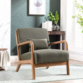 Mid Century Modern Accent Chair, Green