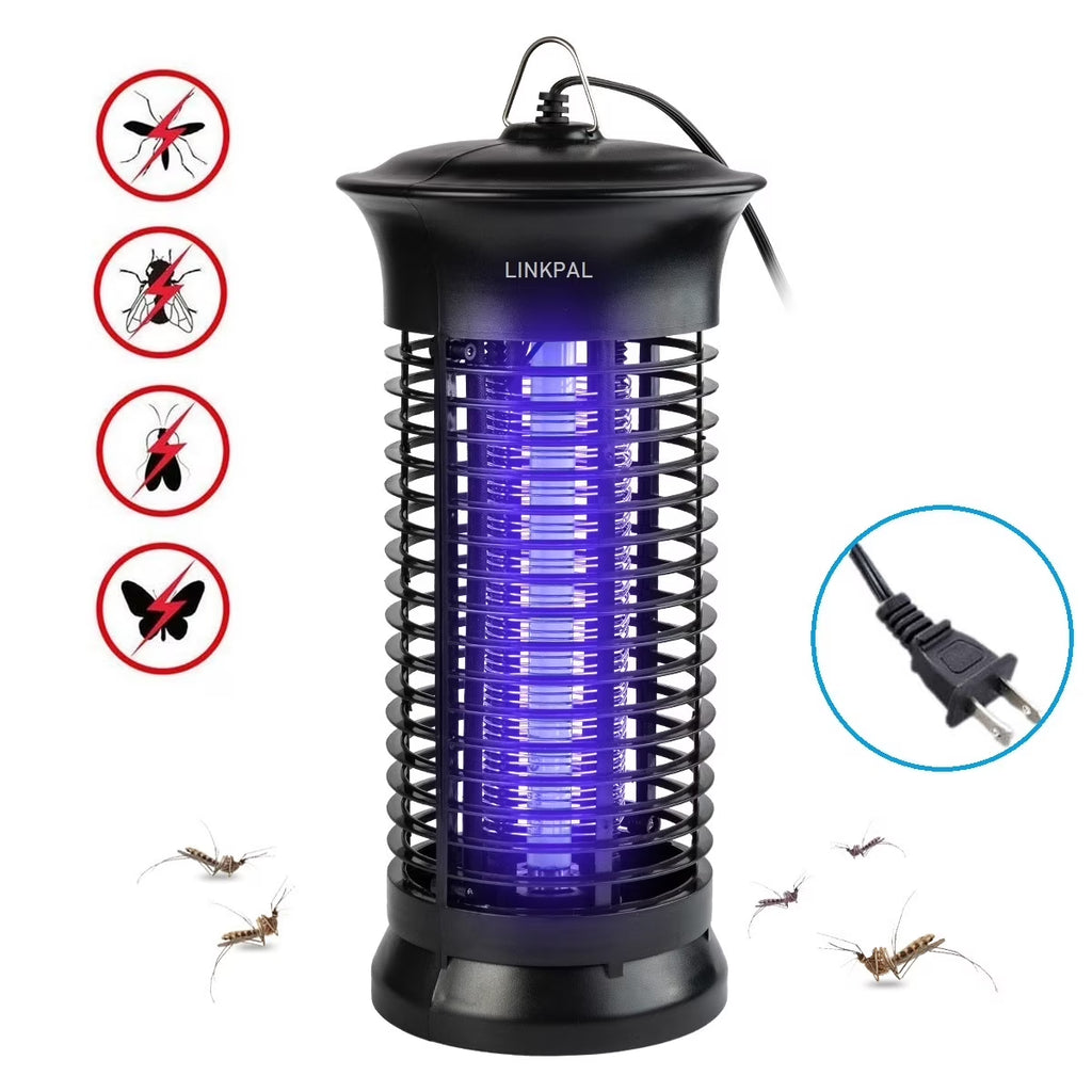 Electric Bug Zapper, Powerful Insect Killer, Mosquito Zappers, Mosquito Lamp, Light-Emitting Flying Insect Trap for Indoor