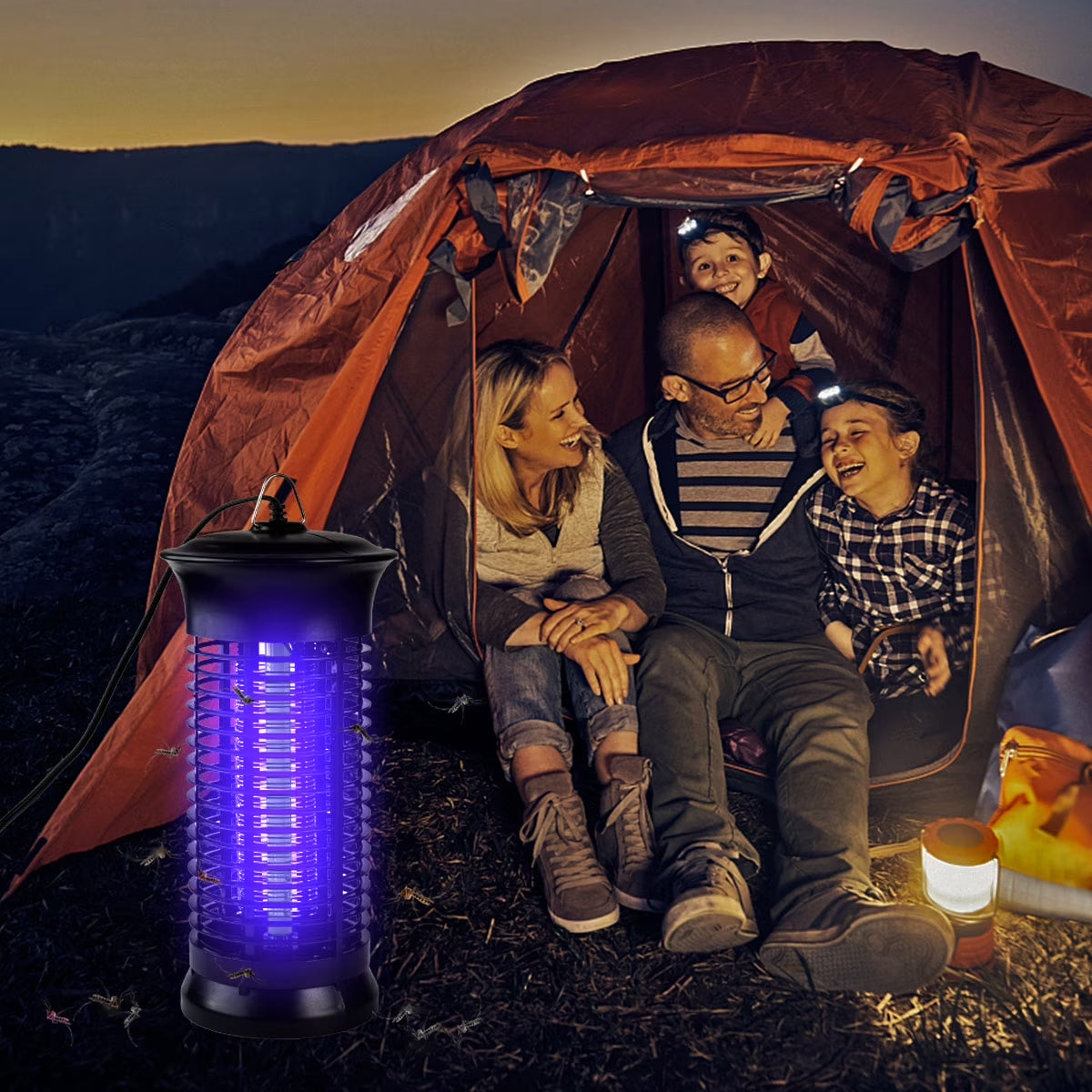 Electric Bug Zapper, Powerful Insect Killer, Mosquito Zappers, Mosquito Lamp, Light-Emitting Flying Insect Trap for Indoor