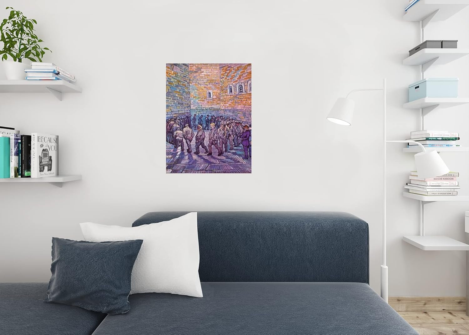Vincent Van Gogh Prisoners Exercising Cool Wall Art Print Poster 24X36