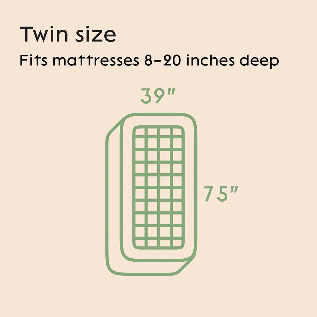 Niagara Sleep Solution Bamboo Full Size Mattress Topper, Mattress Pad, Mattress Cover 54X75 Inches