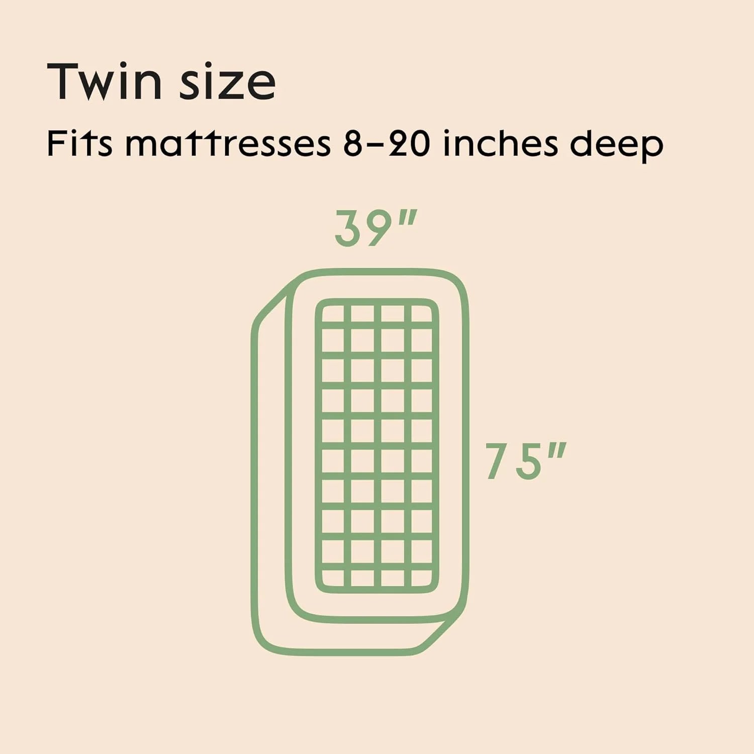 Niagara Sleep Solution Bamboo Full Size Mattress Topper, Mattress Pad, Mattress Cover 54X75 Inches