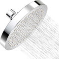 High Pressure Shower Head, 6Inch High Flow Rain Shower Head, Anti-Clogging Silicone Nozzles, High Flow Rainfall Shower Head