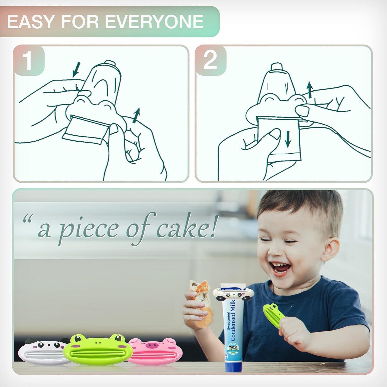 Toothpaste Squeezer Small Toothpaste Bathroom Gadgets Manual Toothpaste Tube Squeezer Bathroom Accessories like Rolling Toothpaste Squeezer