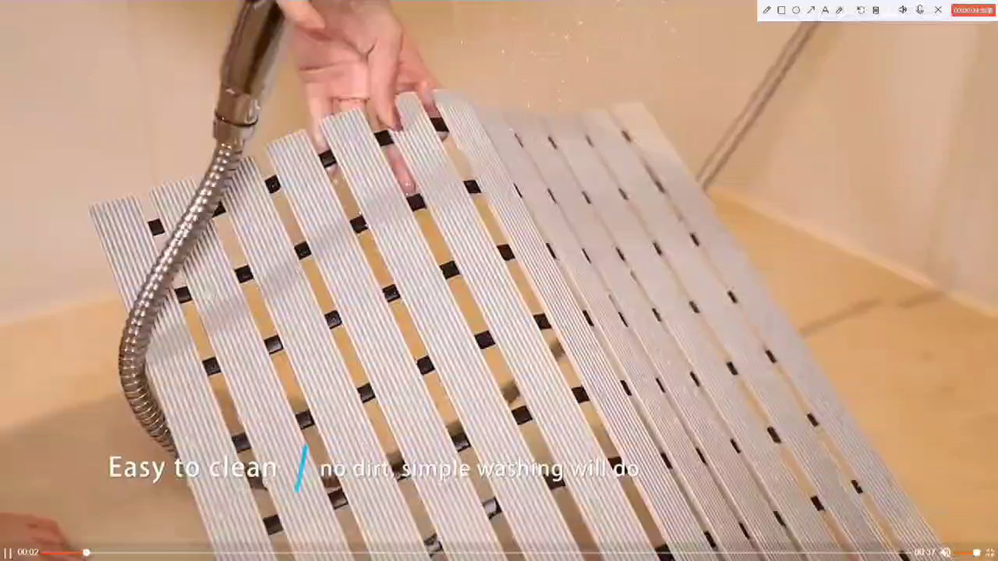 Premium Bath Mat Tub Shower Mat Non Slip PVC Bathroom Floor Pad Anti-Bacterial