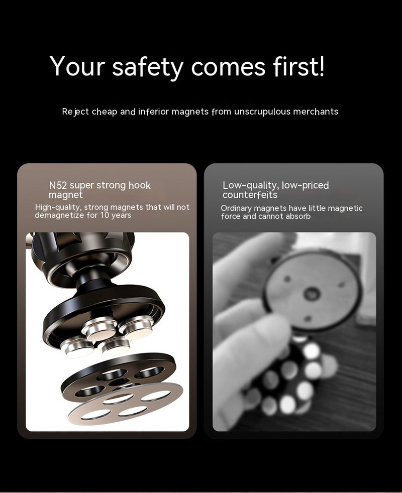 Bracket Gym Kitchen Bathroom Magnetic Suction Bracket Can Rotate 360 Degrees Portable Phone Holder